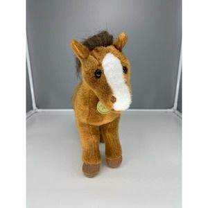 Miyoni by Aurora Brown Plush Standing Plush Horse Pony Excellent Condition